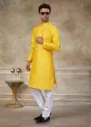 Outluk Vol 139 Mens Digital Printed Silk Kurta Pajama Wholesale Maunfacturers